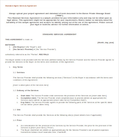Agent Agreement Template 9+ Free Word, PDF Documents Download 