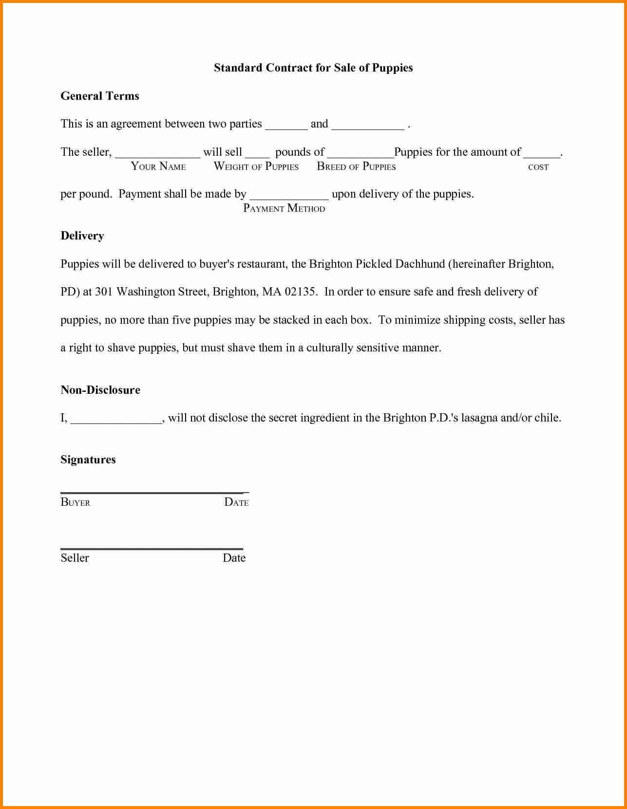 Agreement Between Two Parties Format Copy 20 Unique How To Write 
