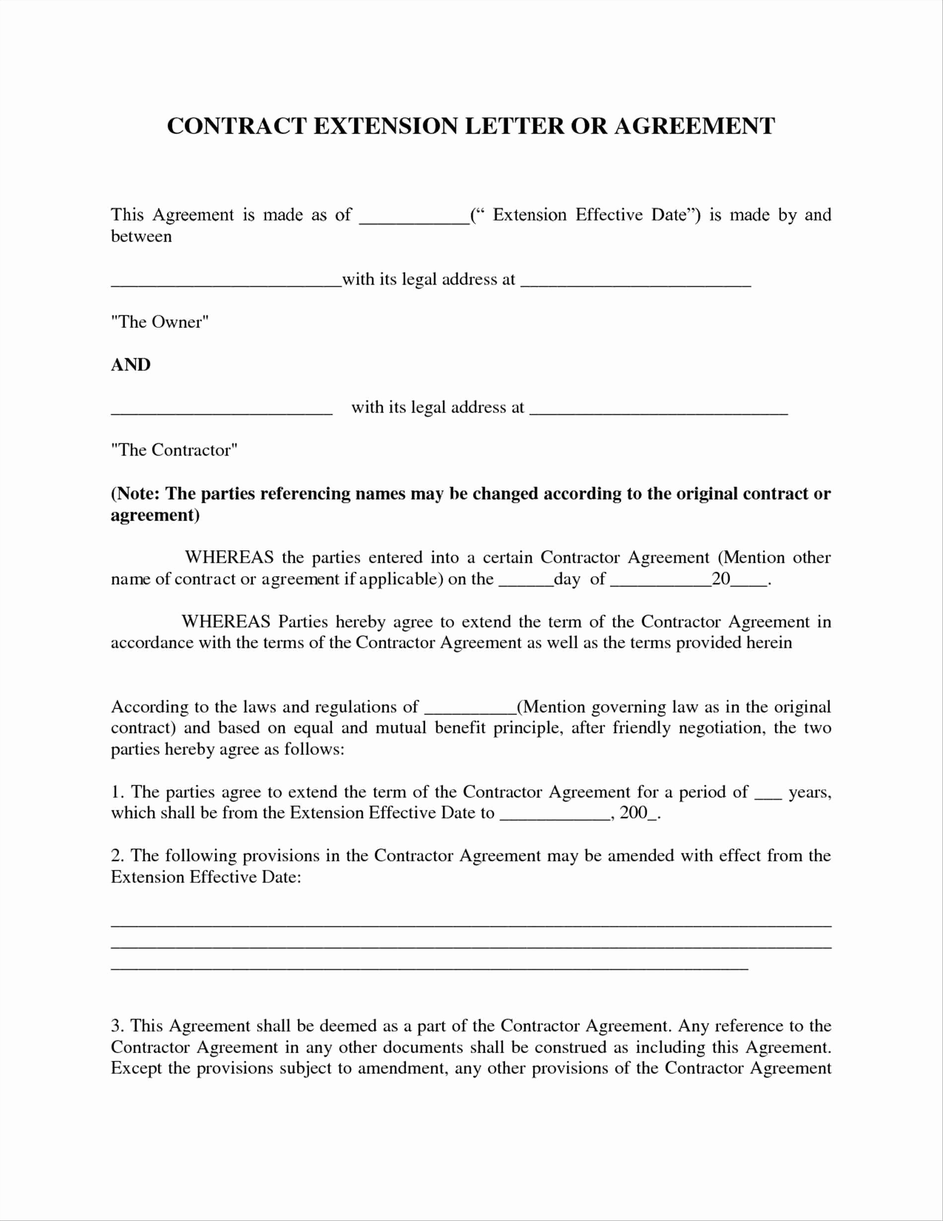 Agreement Letter Between Two Parties Sample 2 – cool green jobs