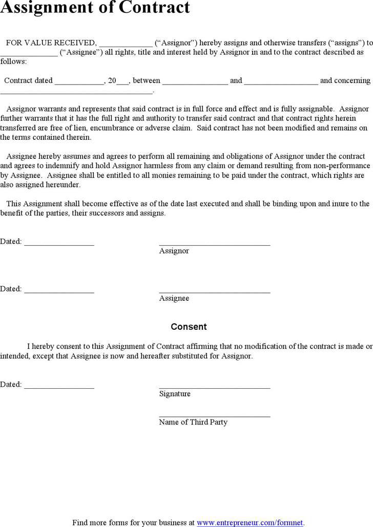 assignment agreement template assignment agreement template 