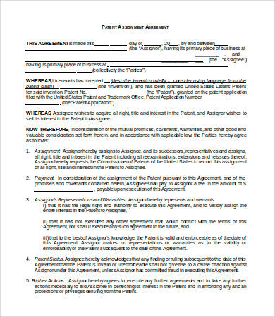 Assignment Agreement Template 9+ Free Word, PDF Format Download 