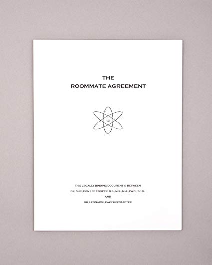 Amazon.com: The Roommate Agreement inspired by the Big Bang Theory 