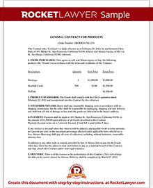 Business Contract Template Business Sales Agreement Sample