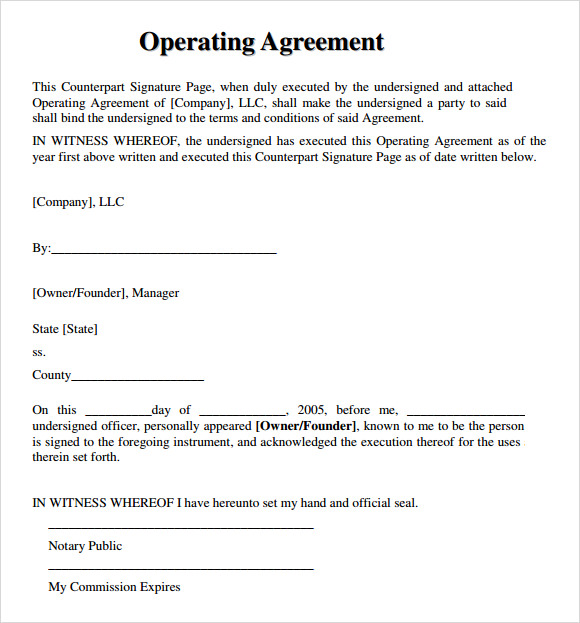 free llc operating agreement template llc operating agreement 
