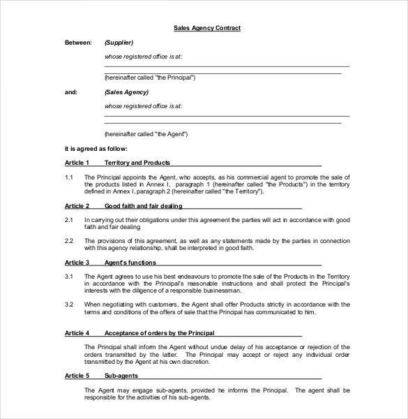 agent commission agreement template commission agreement template 