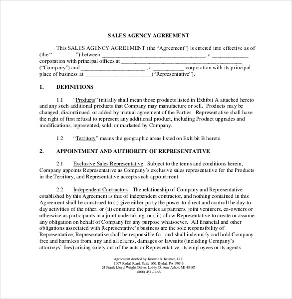 commission sales agreement template 21 commission agreement 