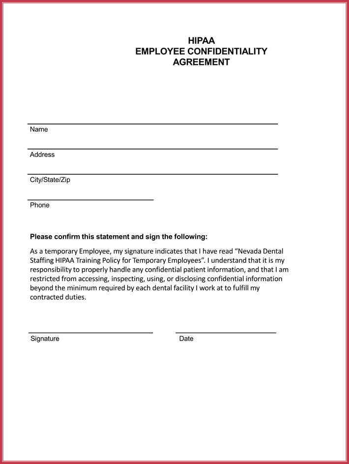 Employee Confidentiality Agreement 7+ Best Professional Samples