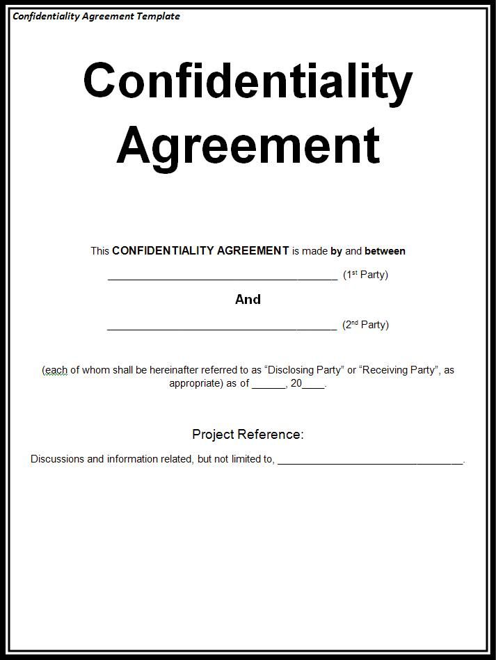 confidentiality agreement,confidentiality agreement sample | Non 
