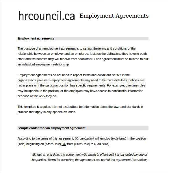 overtime agreement template contract employee agreement template 