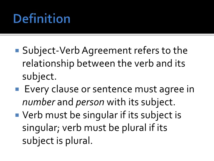 3+ rules in subject verb agreement with examples | Purchase 