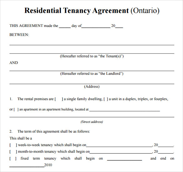 free lease agreement template download 16 printable lease 