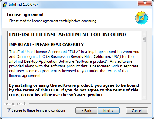Omnicognic | Support | Topic #81 | End User License Agreement for 