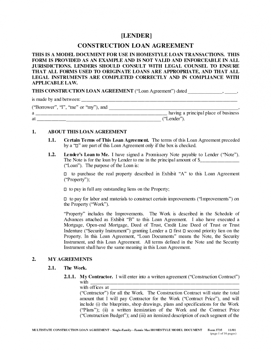 Family Loan Agreement Template – Save.btsa.co Family Loan 