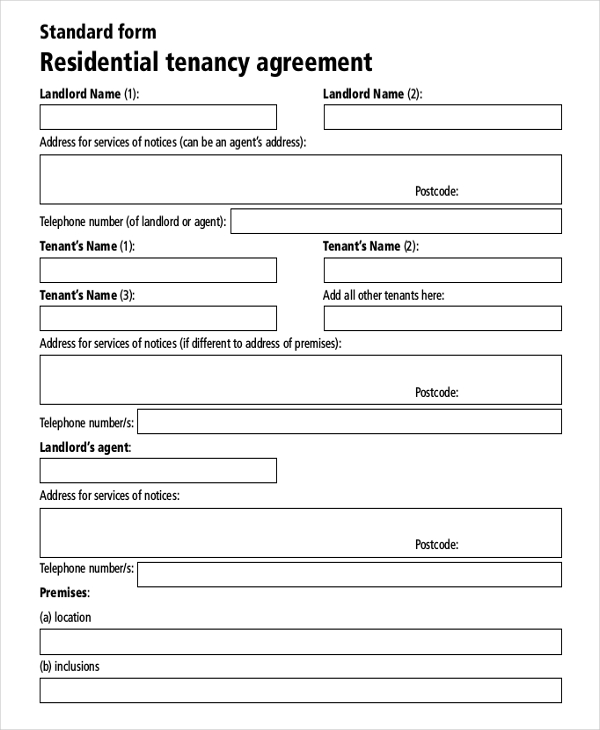 rental agreement download free template free lease agreement 