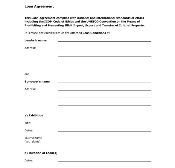 40+ Free Loan Agreement Templates [Word & PDF] Template Lab