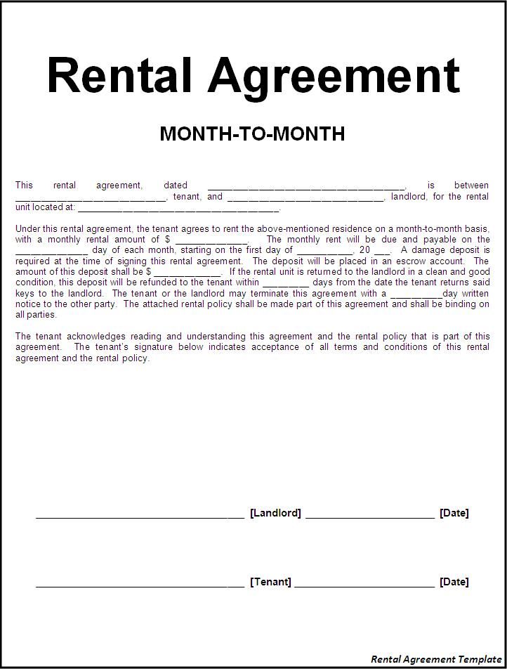 home rental agreement template printable sample rental lease 