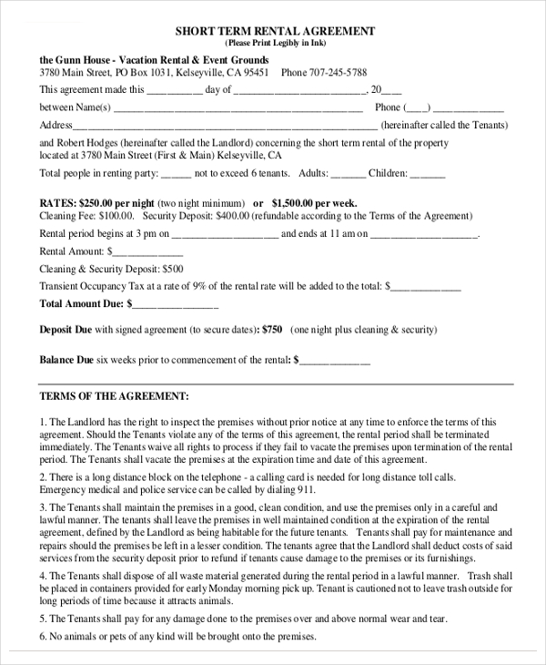 property rental agreement template 17 house rental agreement 