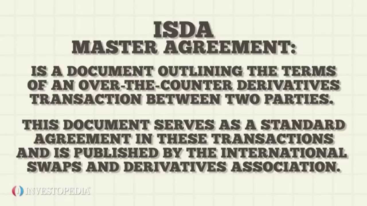 Investopedia Video: ISDA Master Agreement YouTube