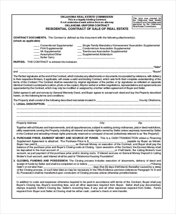 Sample Land Purchase Agreement Form 7+ Documents in PDF, Word