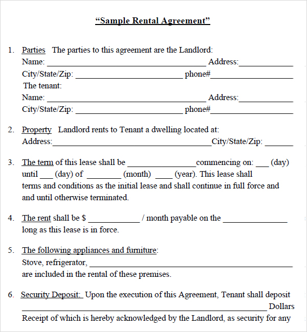 home rental lease agreement templates house rental lease agreement 