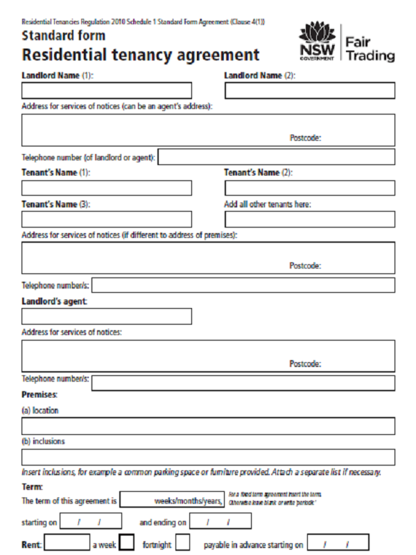 free tenancy agreement template pdf tenancy agreement template 