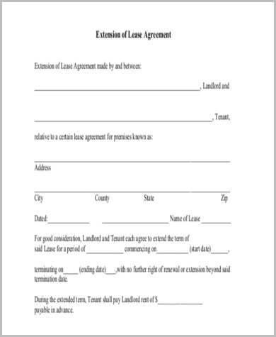 lease renewal agreement template lease renewal form sample 9 free 