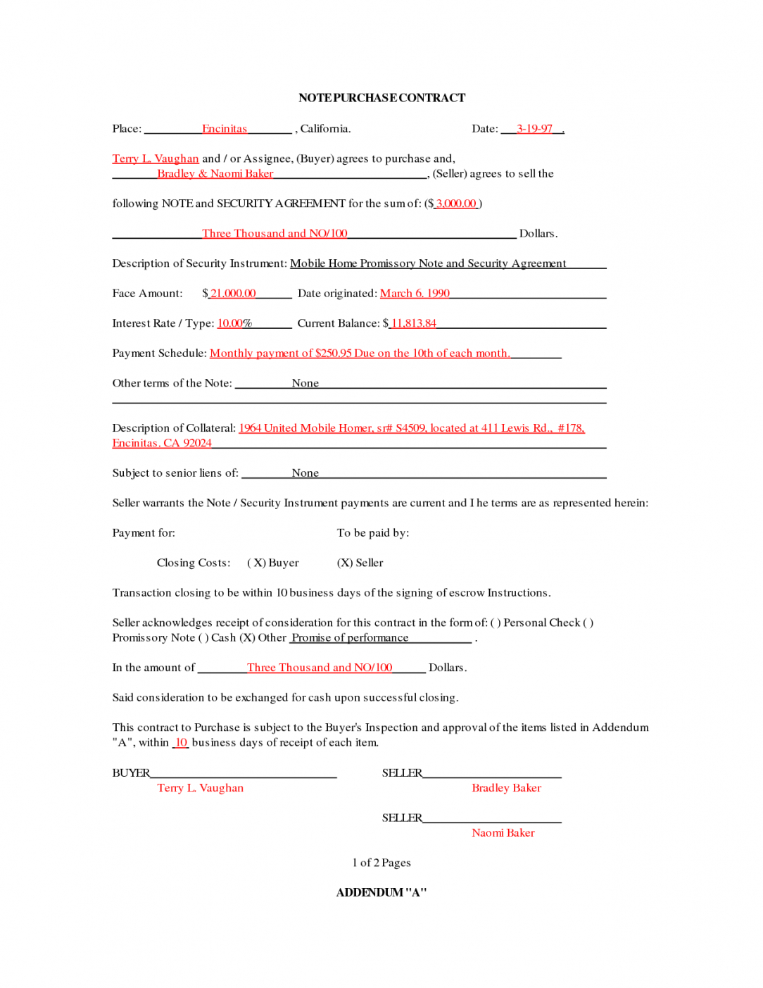 mobile home purchase agreement template mobile home purchase 