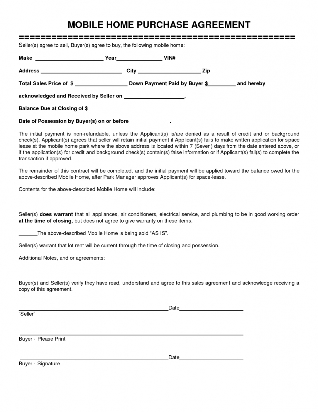 Sale Agreement Format For Mobile Phone Fill Online, Printable 