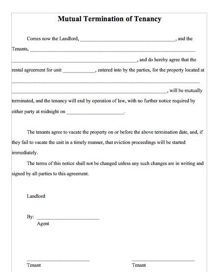 11+ Lease Termination Agreements | Sample Templates