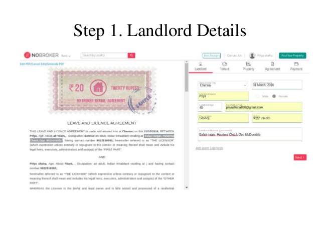 Rental agreement| lease Agreement|Rent Agreement Bangalore PPT NoBr…