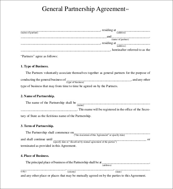 business partner contract agreement template business partner 