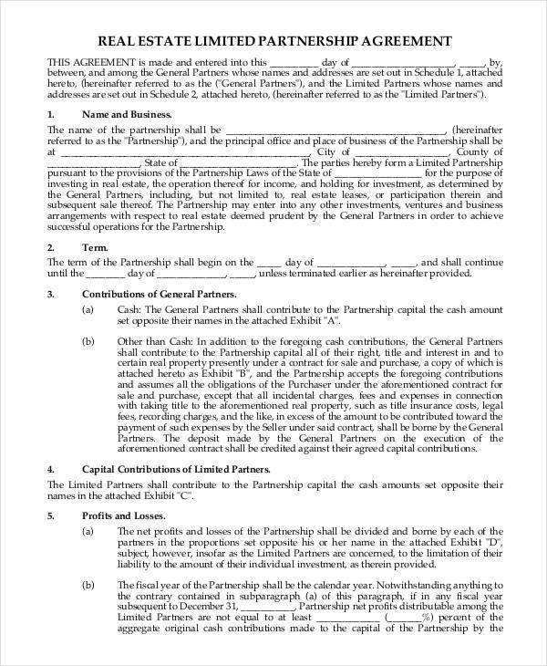 9+ Partnership Contract Templates Free Sample, Example, Format 