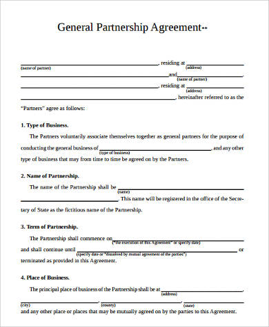 partnership agreement template pdf partnership agreement template 