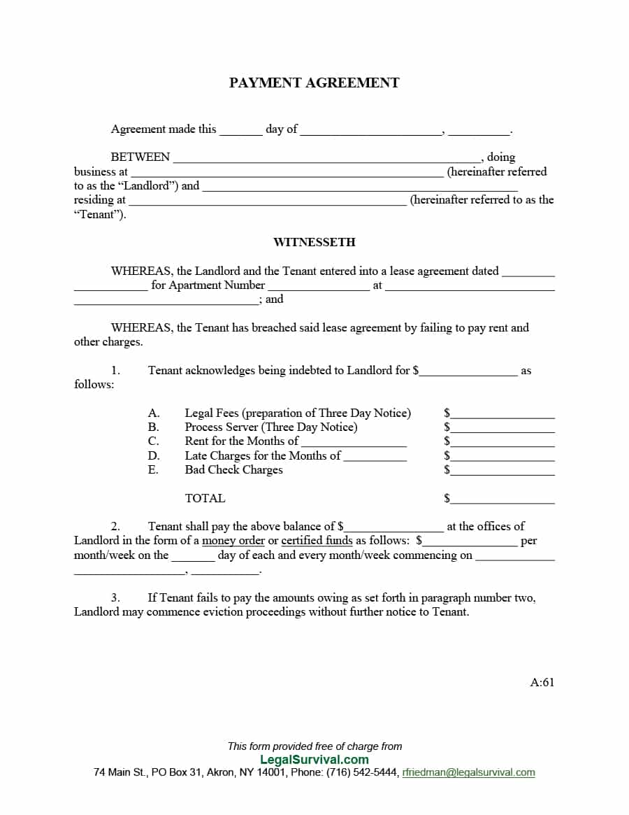 rent payment agreement template rent payment agreement template 9 