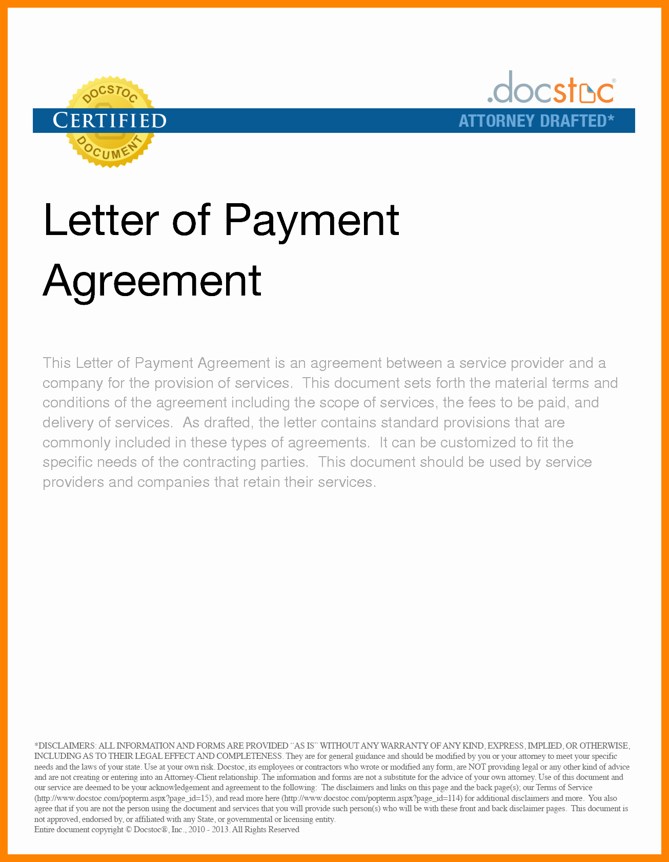 Sample Of Payment Agreement Letter Inspirational Arrangement 