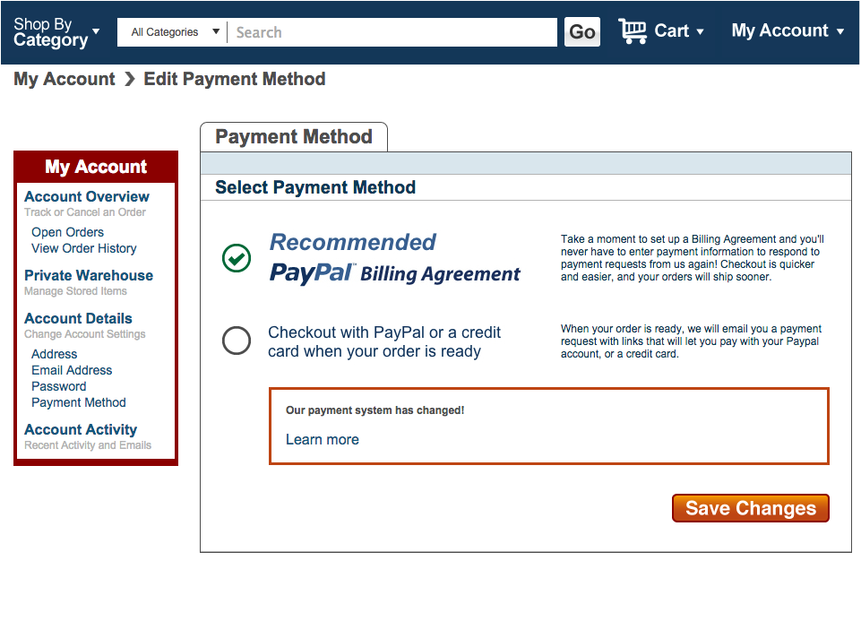 PayPal Billing Agreement | HobbyLink Japan