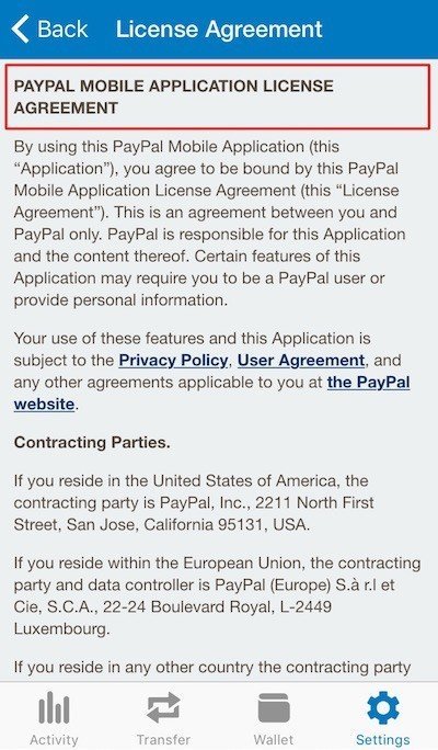 Examples of User Agreements TermsFeed