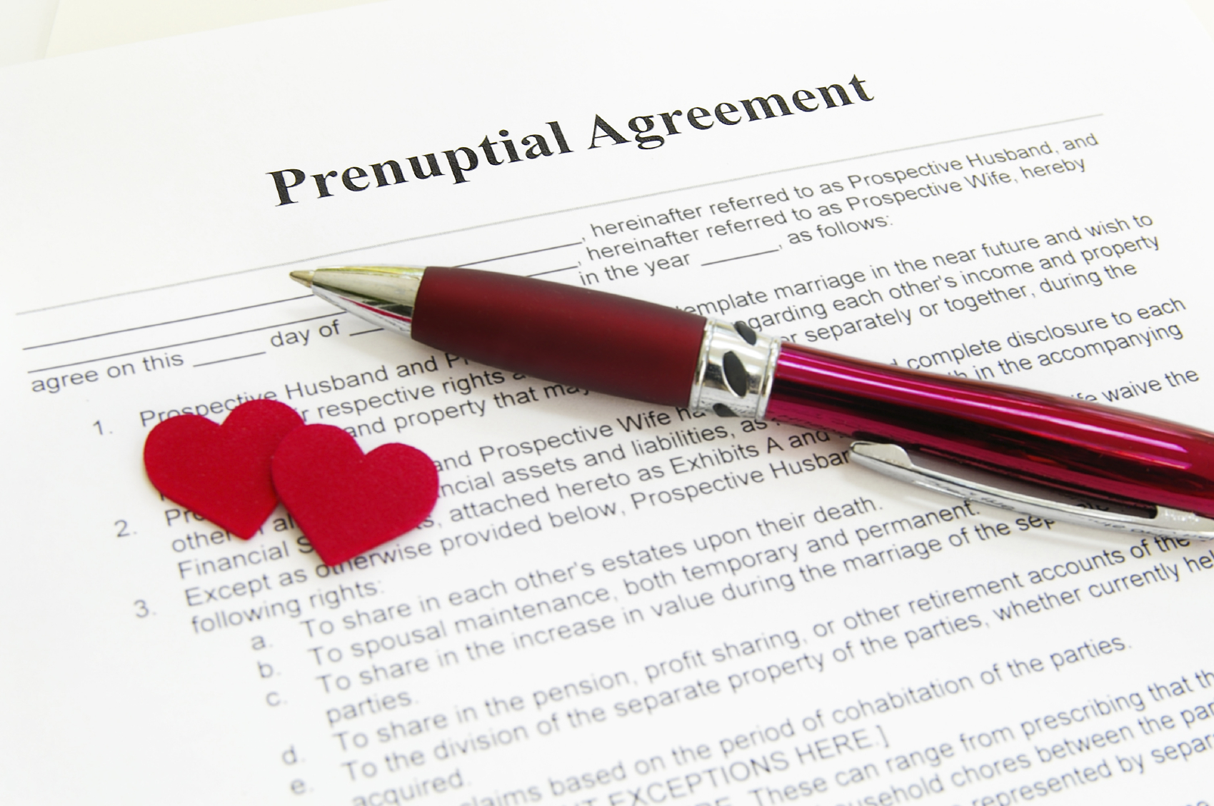 Prenuptial Agreements: Why Women Need Them