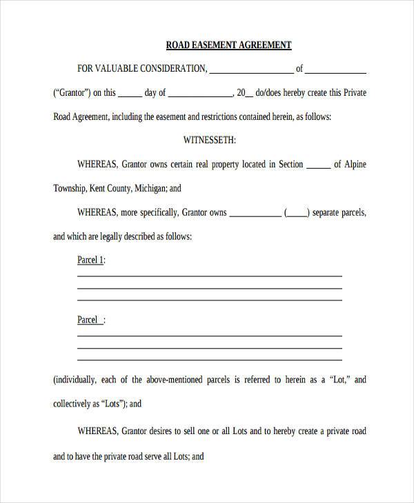 private road agreement template 8 road maintenance agreement form 