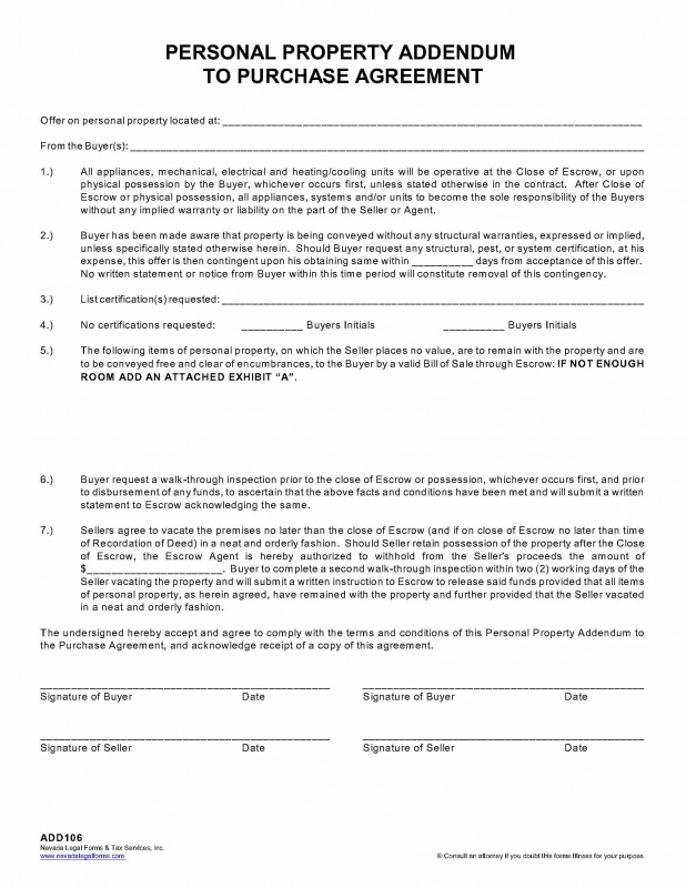 Bc Rental Agreement Addendum Form Lovely Contract Addendum Form 