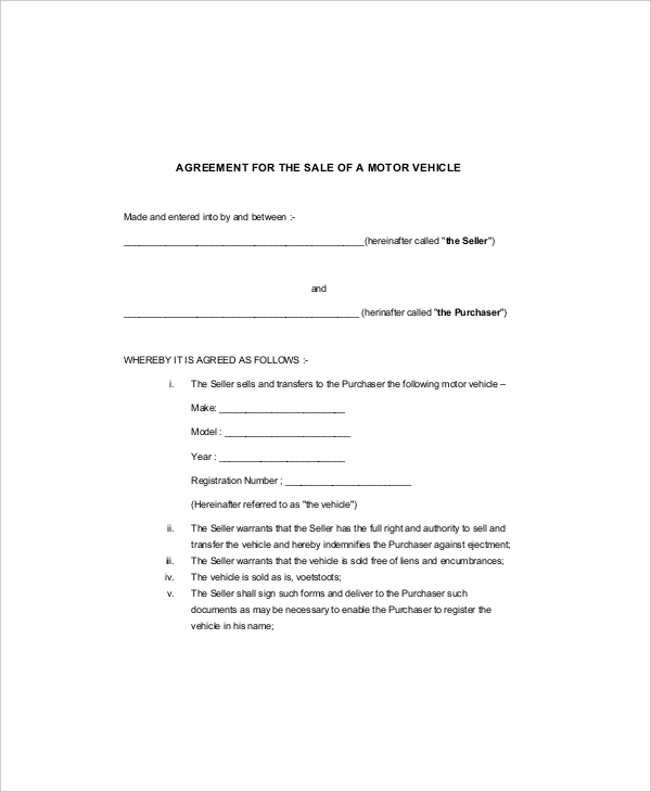 Sample Purchase Agreement Forms 10 Free Documents in PDF, Word