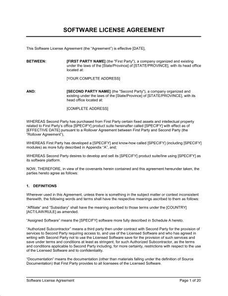 licensing agreement template free royalty agreement template 