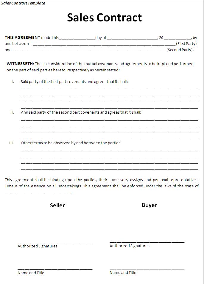 boilerplate agreement template sales agreement 