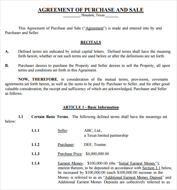 sales and purchase agreement template sale and purchase agreement 