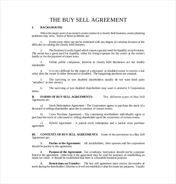 selling agreement template 20 buy sell agreement templates free 