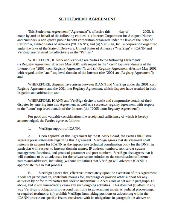 mediation settlement agreement template mediation settlement 