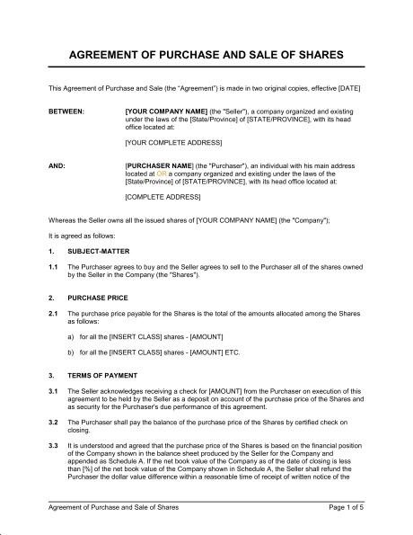 share purchase agreement template free share purchase agreement 