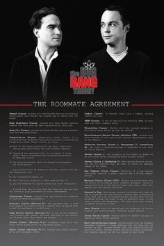 The Roommate Agreement | Big Bang Theory by Sylvester Tan 