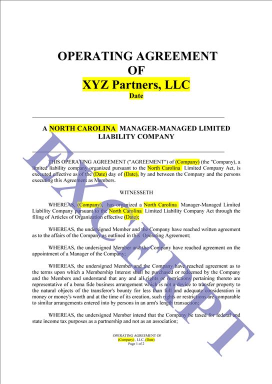 simple operating agreement for llc template simple operating 