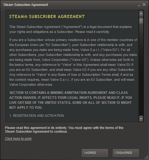Valve's updated Steam agreement bars class action lawsuit, but is 